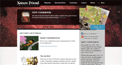 Desktop Screenshot of naturefriendmagazine.com